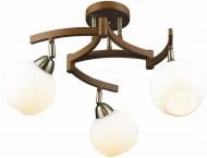 Люстра потолочная Altalusse 3xE27 кофейный INL-9257C-03 Antique brass & W