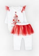 Комплект для дівчаток Dexter`s Merry Christmas білий р.74 d345-1мр-б-нгтг Комплект для дівчаток Dexter`s Merry Christmas білий р.74 d345-1мр-б-нгтг