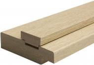 УЦЕНКА! Дверная коробка ОМиС ПВХ под добор ПВХ 80х33 мм дуб меланж (УЦ №21)