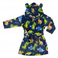 Халат для хлопчика Luna Kids Діно р.98-104 синій із малюнком