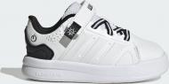 Кроссовки детские Adidas LIGHTORAMA COURT EL I KJ7000 р.24 белые