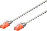 Патч-корд Digitus Cat 6 UTP 26AWG DK-1617-005 0,5 м сірий