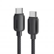 Кабель Essager Breeze USB Cable Type C to Type C 100W 2 м черный (EXCTT1-WLA01-P)