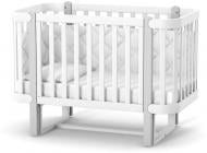 Кроватка детская Veres ЛД5 Монако бело-серый 05.3.1.211.17