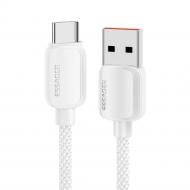 Кабель Essager Breeze USB Cable USB-A to Type C 100W 1 м белый (EXC7A-WL02-P)