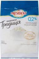 Сир кисломолочний TM President 0.2% Творожна традиція 350 г