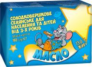 Масло ТМ Клуб сиру солодковершкове селянське для дітей від 3-х років 73% 180 г (4820149826189)