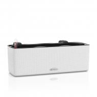 Вазон пластиковый Lechuza Cube Color Triple 40 (13680) прямоугольный белый