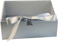 Коробка подарочная с прозрачной крышкой W796-1 22x17x8 см в ассортименте
