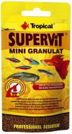 Корм Tropical сухой для аквариумных рыб в гранулах Supervit Mini Granulat 10 г (для всех аквариумных рыб) 61421