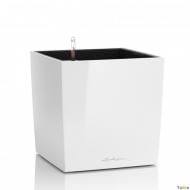 Вазон пластиковый Lechuza Cube Premium 30 (916460) квадратный 12 л белый