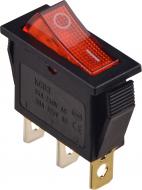 Переключатель клавишный с подсветкой АСКО-УКРЕМ KCD3-101N R/B 12 V AC/DC красный A0140040172