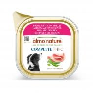 Консерва для собак для всех пород/ Almo Nature HFC Complete ветчина и горох 85 г