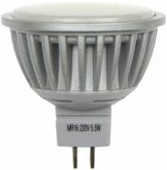 Лампа светодиодная Светкомплект SMD40 5,5 Вт MR16 матовая GU5.3 220 В 4500 К Лампа светодиодная Светкомплект SMD40 5,5 Вт MR16 матовая GU5.3 220 В 4500 К