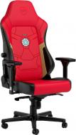 Кресло игровое Noblechairs HERO Iron Man Edition черный/красный/золотой