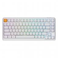 Клавиатура беспроводная Keychron J1 82 Key RGB Hot-Swap Red Switch (J1-Q1-UA) white