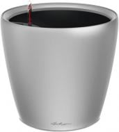 Кашпо Lechuza Classico Premium LS 21 16028 круглый 3 л серебряный