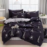 Комплект постельного белья MirSon Бязь 17-0468 Beautiful Paris разноцветный