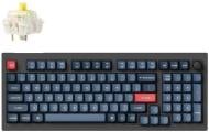 Клавиатура беспроводная Keychron V5 Max 100 Key RGB Hot-Swap Gateron Jupiter Banana (V5M-D4-UA) black