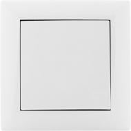 Выключатель одноклавишный LXL Astra 4021 без подсветки белый 4021 white