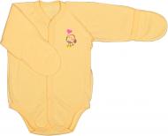 Боди детское для мальчика Татошка р.56 желтый м14253жлт