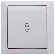 Вимикач прохідний одноклавішний LXL Terra 2205 білий 2205 WHITE