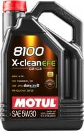 Моторное масло Motul 8100 X-clean EFE 5W-30 5 л (8100 X-CLEAN EFE 5W30 5L)