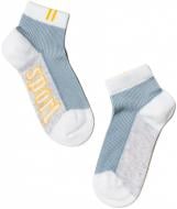Шкарпетки дитячі для хлопчиків Conte-Kids ACTIVE 309 13С-34СП р.14 білий із сірим