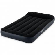 Матрас надувной Intex Twin Pillow Rest со встроенным насосом 220-240V Черный (int_64146)