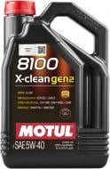 Моторное масло синтетическое Motul 8100 X-clean gen2 5W-40 5 л (109762)