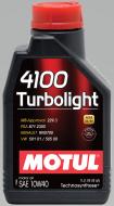 Моторное масло Motul 4100 Turbolight 10W-40 1 л (108644)