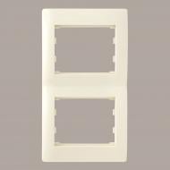 Рамка двухместная LXL Oscar TL1151 вертикальная кремовый 8538909900