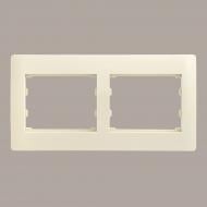 Рамка двухместная LXL Oscar TL1144 горизонтальная кремовый 8538909900