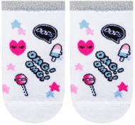 Носки детские для девочек Conte-Kids ACTIVE 333 17С-87СП р.24 белый с рисунком