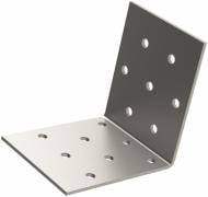 Уголок перфорированный Profstal равносторонний 40x40x25 мм 1,8 мм 10 шт. белый цинк