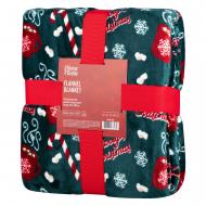 Плед Christmas Flannel сладкое какао ART0116PB 160x200 см зеленый Ardesto
