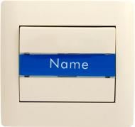 Кнопка кнопочный LXL Oscar TL1118В с биркой для номера с подсветкой кремовый TL1118В CREAM