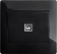 Кнопка кнопочный LXL Oscar TL1118А с подсветкой черный TL1118A BLACK