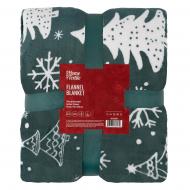 Плед Christmas Flannel елки ART0128PB 160x200 см зеленый Ardesto