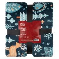Плед Christmas Flannel олени ART0127PB 160x200 см зеленый Ardesto
