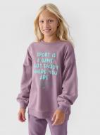 Світшот 4F SWEATSHIRT F1214 4FJWAW24TSWSF1214-51S р.158 фіолетовий