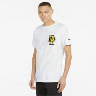 Футболка Puma PL Graphic Tee 53378507 р.XL белый