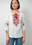 Вышиванка NarodnyyButik Розочка белый р. 46 1010