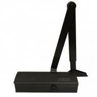 Доводчик дверний Geze TS1500 з ножицями RAL9005 чорний 80 кг