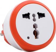 Переходник LXL без заземления 1 гн. красныйбелый TW101 RED