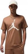 Футболка Nike Air Jordan M J Jumpman SS Crew CJ0921-223 р.M коричневый