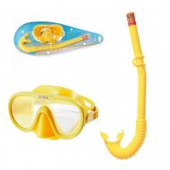 Набір для плавання Intex Adventure Swim Set 8+ 55642 р.M жовтий