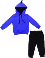 Спортивный костюм Роза для мальчика р.104 черный с синим 