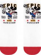 Шкарпетки дитячі для хлопчиків Conte-Kids Disney Sport 17С-170СПМ 370 р.20 білий