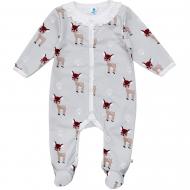 Комбинезон детский Minikin р.74 серый 182010174 Комбинезон детский Minikin р.74 серый 182010174